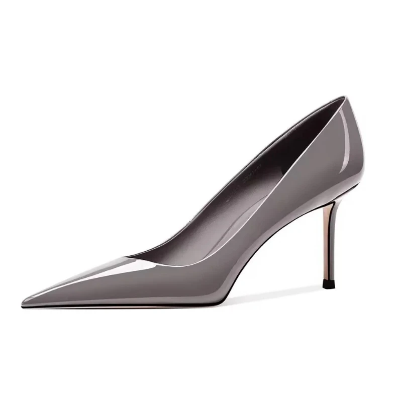 Light Luxury Pointed Thin Heel Shallow Mouth High Heels Elegant Office Professional Versatile Daily Wear Women Single Shoes