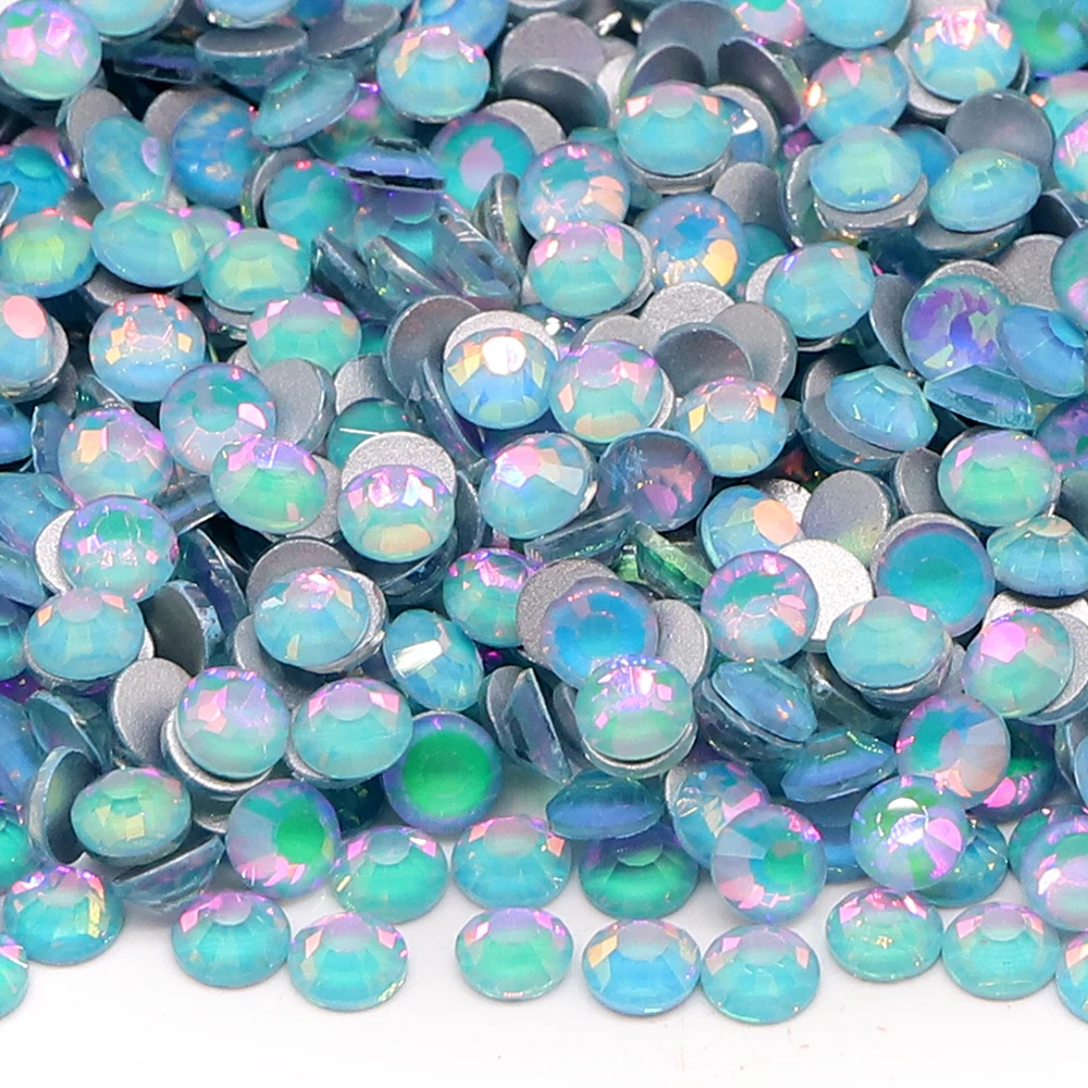 New Arrival Silver Bottom Glass Round Rhinestones Non Hotfix Flatback Crystal SS6-SS30 Nail Art Diamond For Garment Decoration