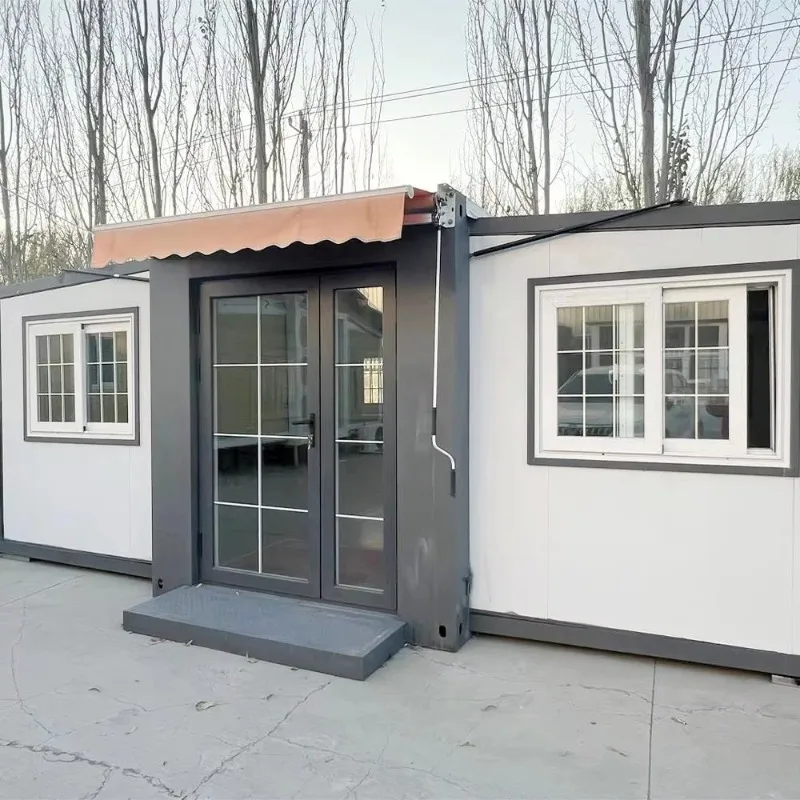 YG Customized Traditional Living House 20Ft 2 Bedroom Tiny Home Fold Out Unfolding Eco Portable Insulation Expandable Container