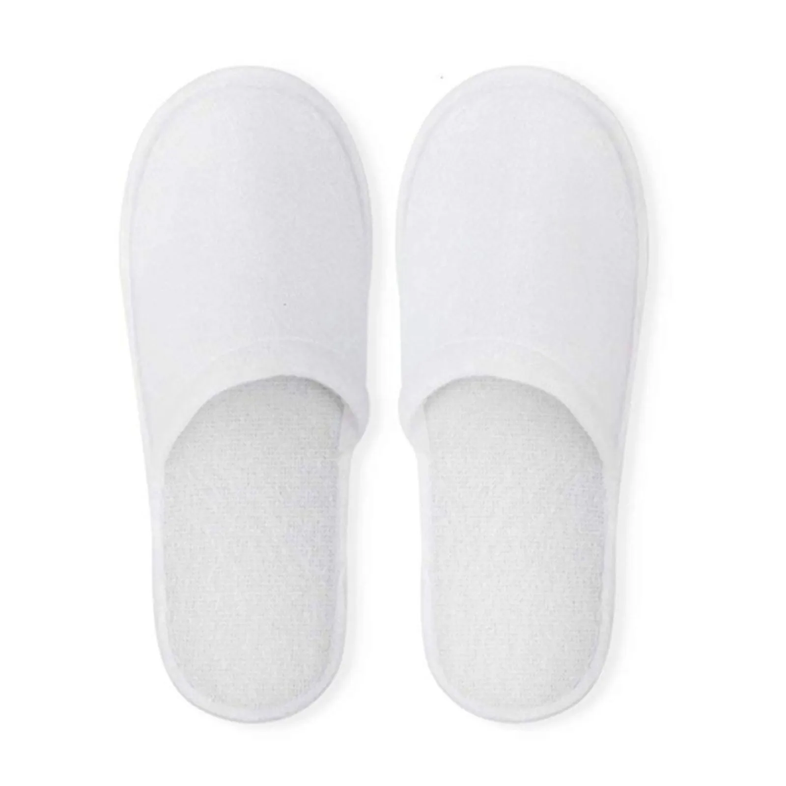 20/10/5/1pairs White Disposable Non Woven Slippers Travel Home Slippers for Women Men Business Portable Home Hotel Slippers