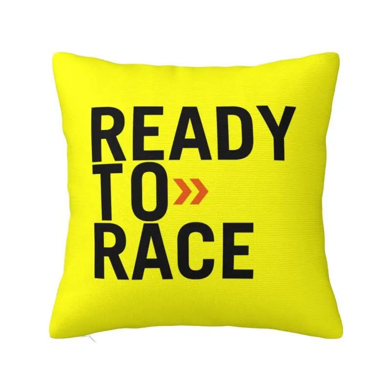 Nordic Ready To Race Sofa Cushion Cover Polyester Racing Sport Motorcycle Rider Pillow Case