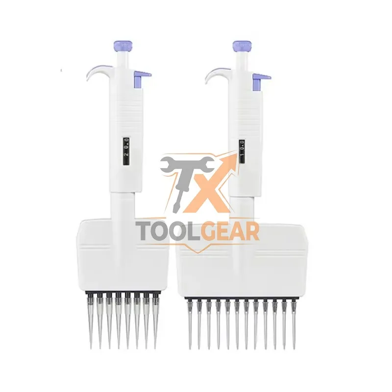2026hotsale* WEIAI Lab 12 Multi Channel Pipettes Adjustable Volume Pipettors 0.5-1000ul Autoclavable 8-Channel Micropipette