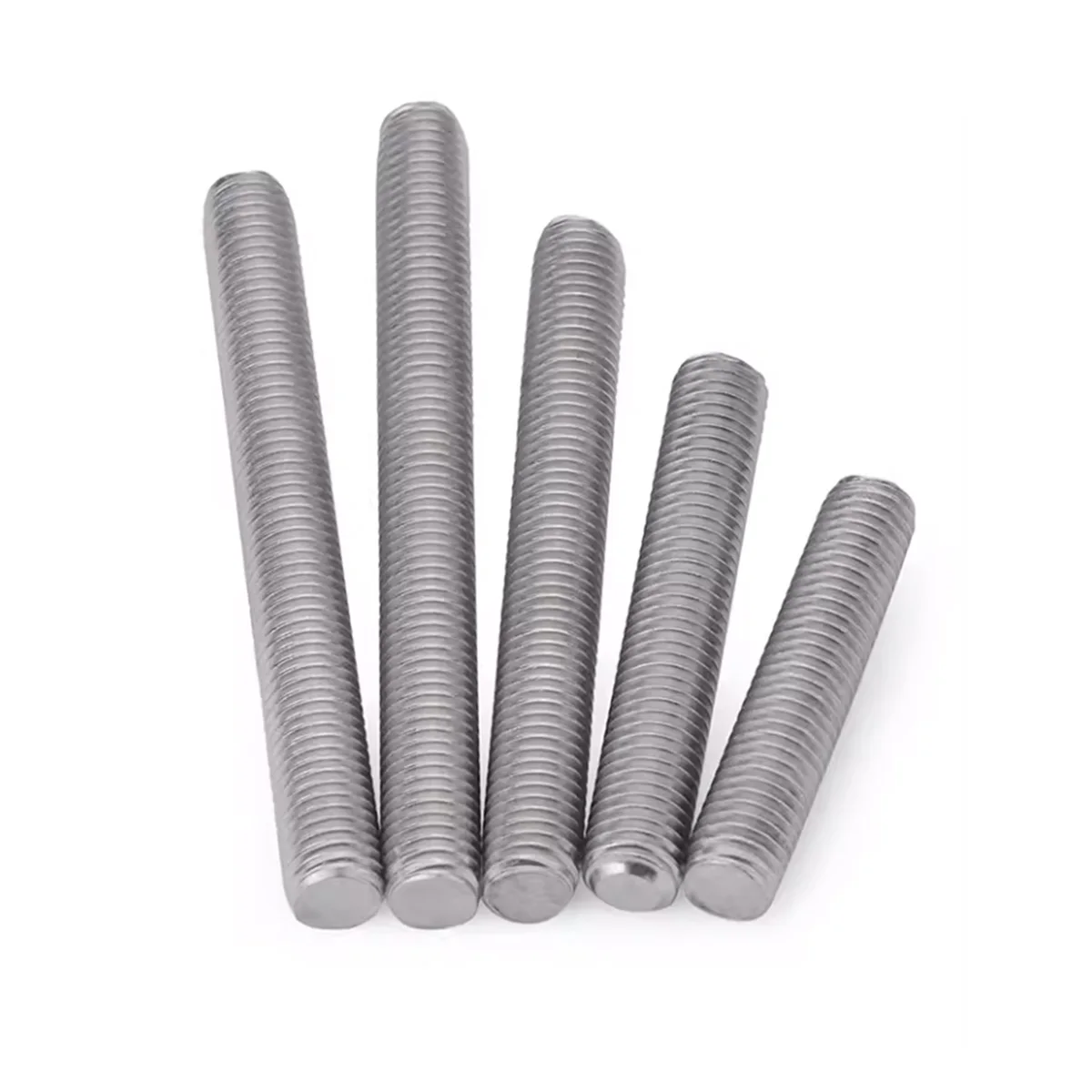 M3M4M5 304 Stainless Steel Full Tooth Double Head Screw Stud