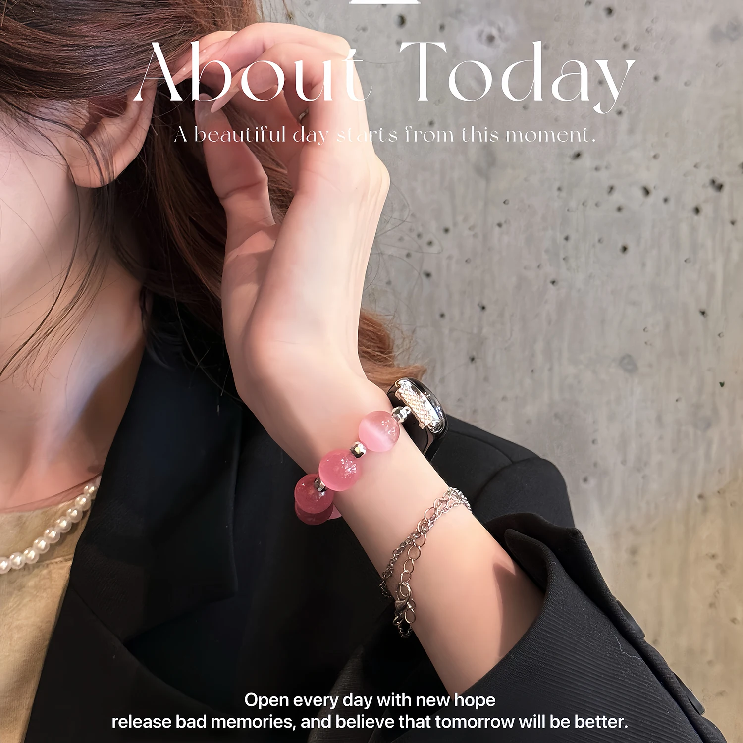 

Suitable for Xiaomi Band 8, Watch Band 9, Cat Eye Stone Bracelet, Watch Band Youth and Vitality Style