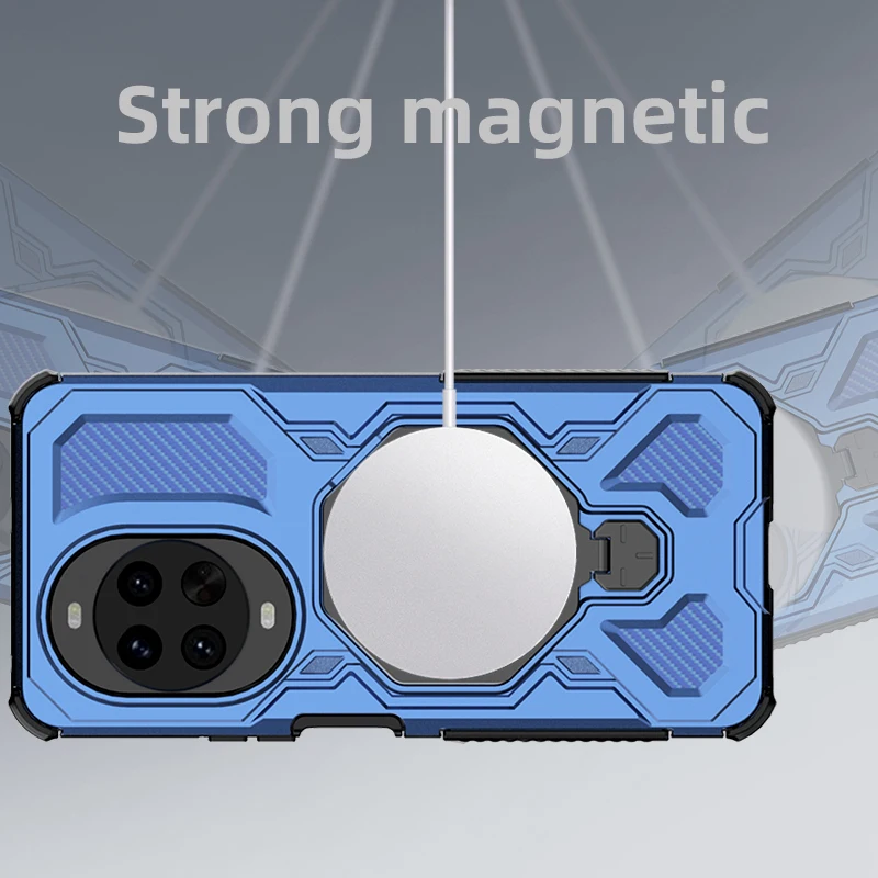 حافظة مغناطيسية مقاومة للصدمات من KEYSION لهاتف هواوي نوفا 14 برو من مادة البولي يوريثان الحراري + PC حافظة خلفية معدنية حية لهاتف هواوي نوفا 14 #2