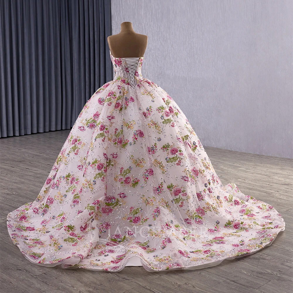 Robe de bal personnalisée robes de Quinceanera sans manches robes de fête d'anniversaire de bal formelle à lacets dos robes de 15 quinceañera