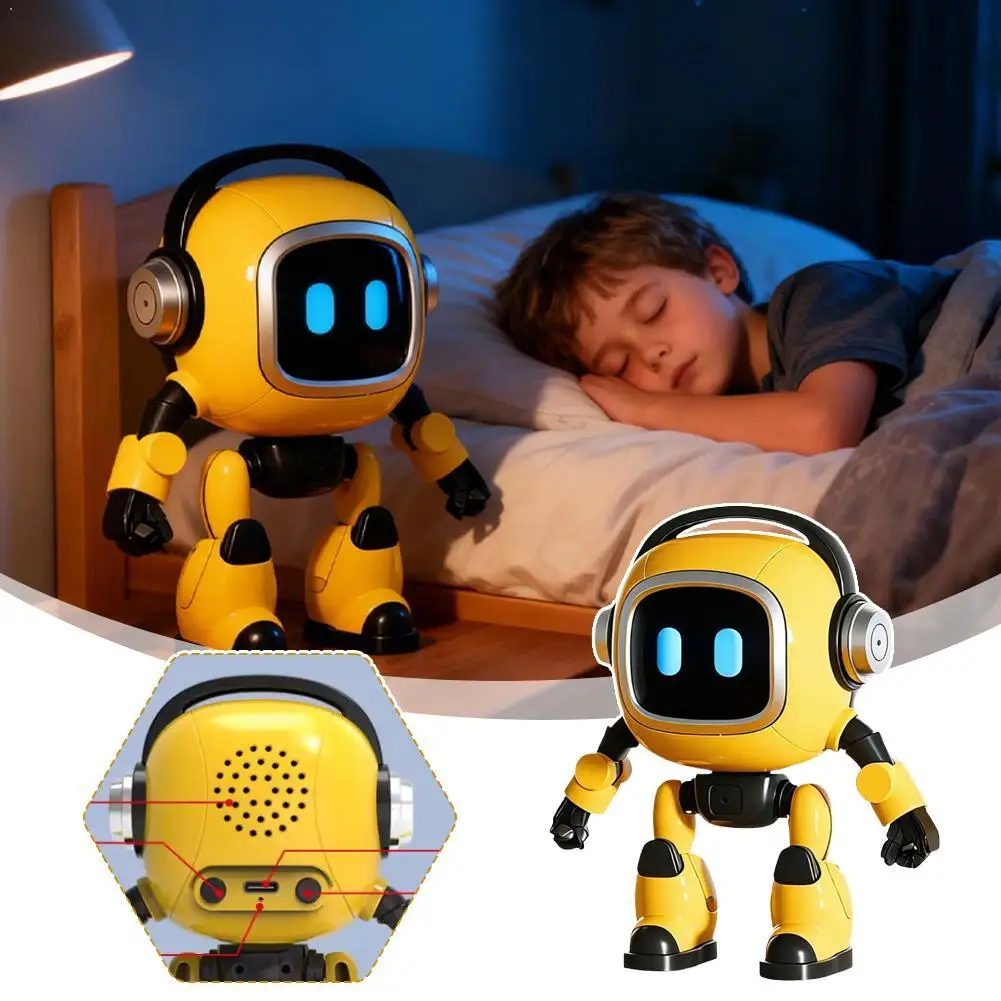 

Детский игрушечный робот-компаньон, интеллектуальное голосовое управление, поддержка 37 языков ​ ​ Разговор голосовых рассказов Развивающая игрушка