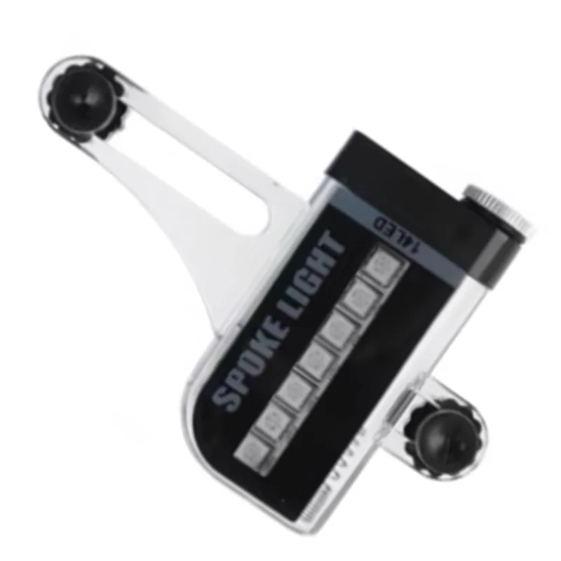 N82R 14 RGB LED Bike Wheel Spoke Light Bicycle Warning Lights Waterproof LED Neon Bike Tyre Light Bicycle Rim Decor