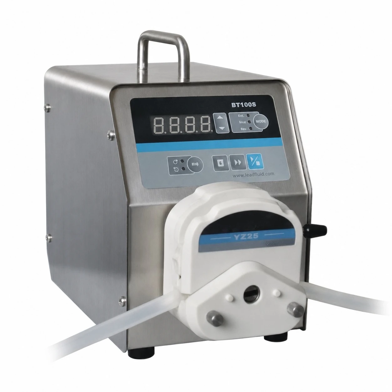 BT100S Variable Speed Peristaltic Pump 304 Stainless Steel Shell Acid Alkali Resistant