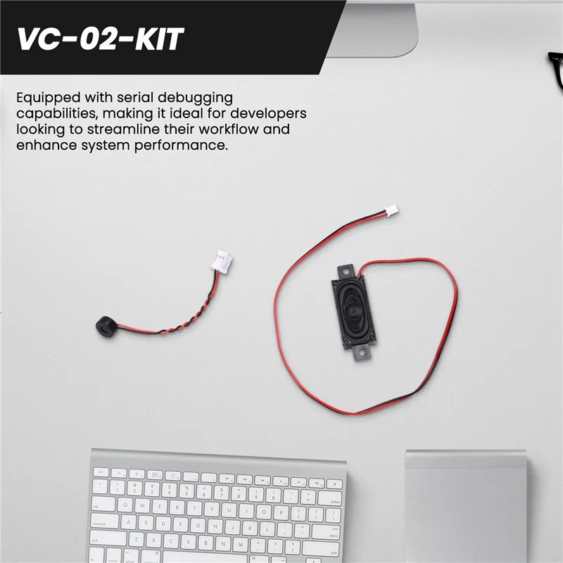 

VC-02-Kit AI Интеллектуальная плата разработки голосового модуля в автономномном режиме с поддержкой последовательной отладки