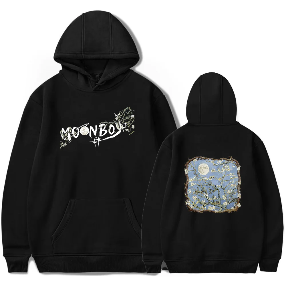 

JVKE Moonboy Hoodie Unisex retro fashion long sleeved hooded sweatshirt sportswear