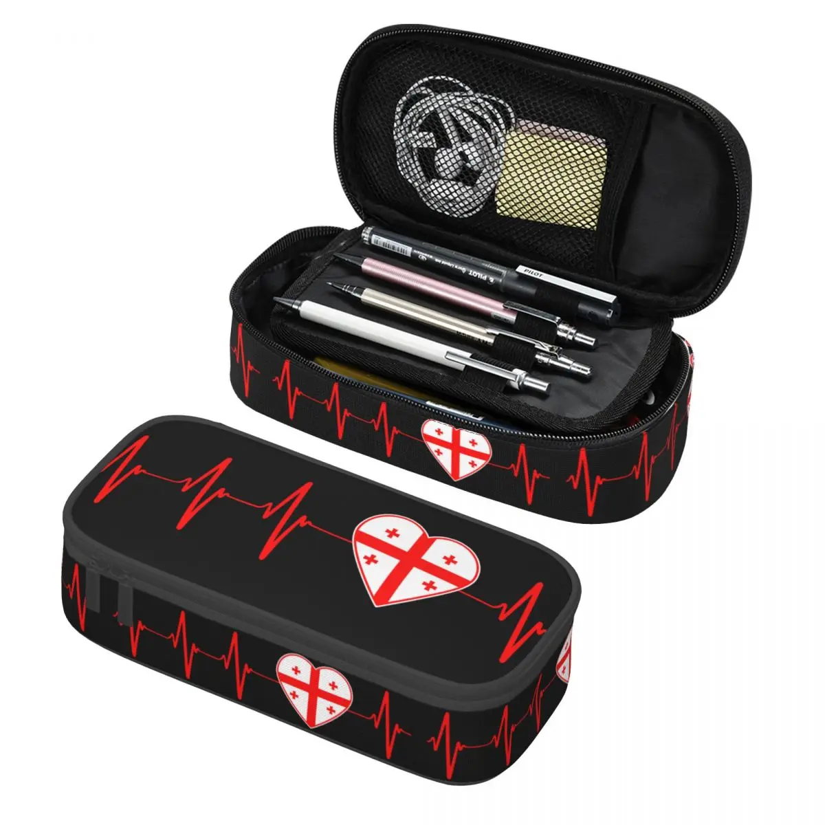 

Индивидуальные чехлы для карандашей в стиле «Я люблю страну», «Я люблю», «Я люблю страну», «Джорджия», «сердце», «СемьЯ», школьные принадлежности