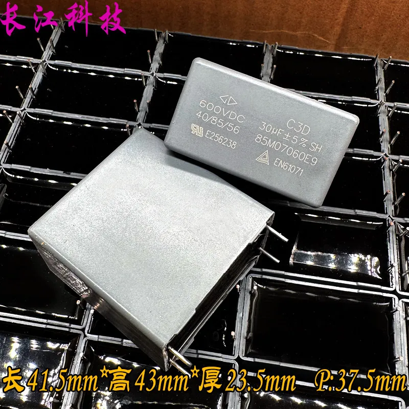 

5 шт./упак. (MKP) 30 мкФ 306 600В 500В 630В защитный конденсатор C3D1U306J