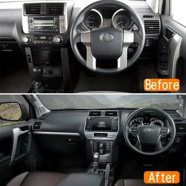 Factory Sell Car Accessories Interior Kits 2010-2017 Upgrade 2018-2021 Right-hand  Trim For Prado