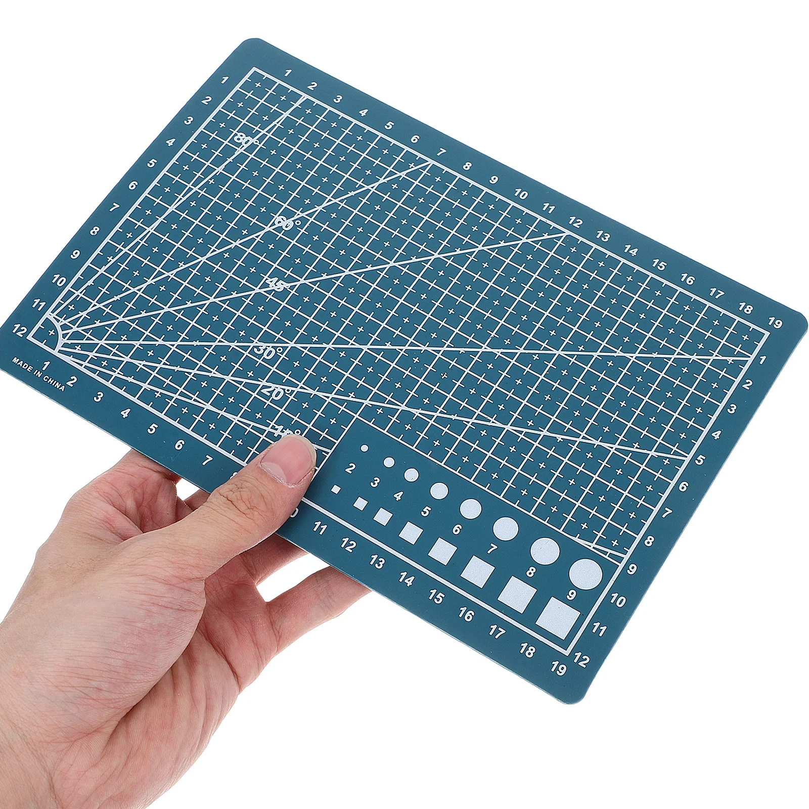 Tapete de pvc autocurativo de dupla face a5, 2 peças, com linhas de grade, para scrapbooking, acolchoamento, projetos de artesanato, almofada de corte de tecido grande