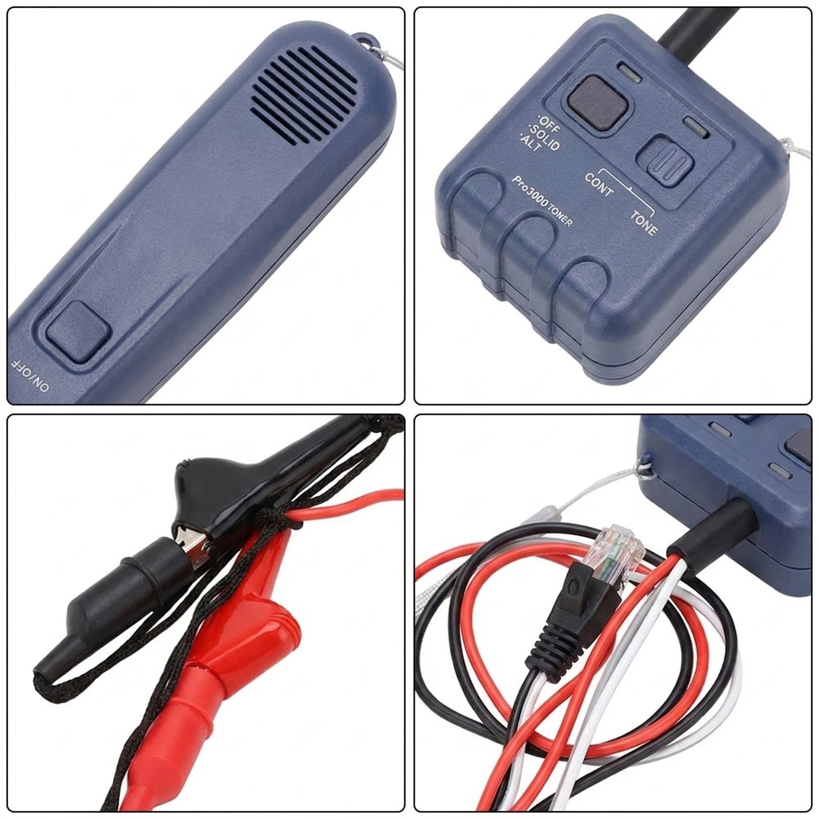 Cable Fault Detection Pro3000 Generator Line Finder Blue Integrated Circuit Components Noise-reducing Probe Cable