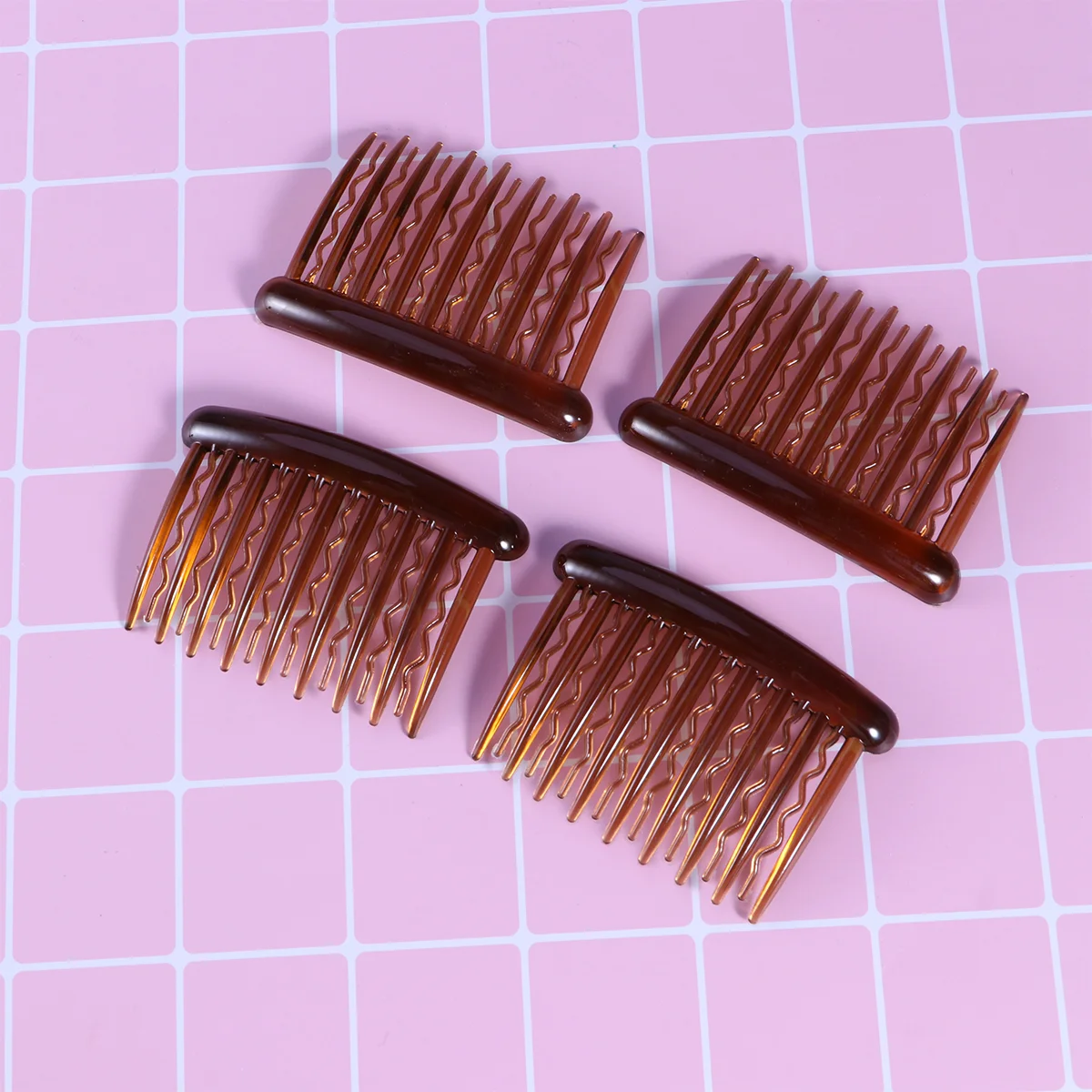 

12 Pcs Side Hair Comb Girl Clip Classic Rhinestone Bobby Pins Barrettes Slide Hairclip Women