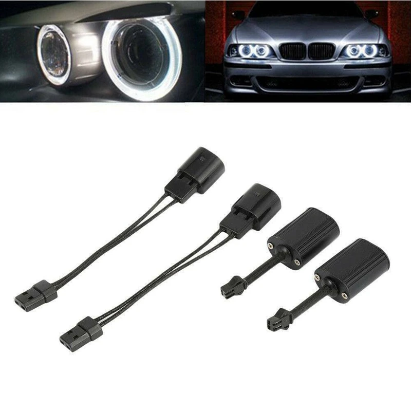 1Pair 20W No Error LED Angel Eyes Halo Ring Light Bulb For-BMW 5-Series E60 E61 LCI