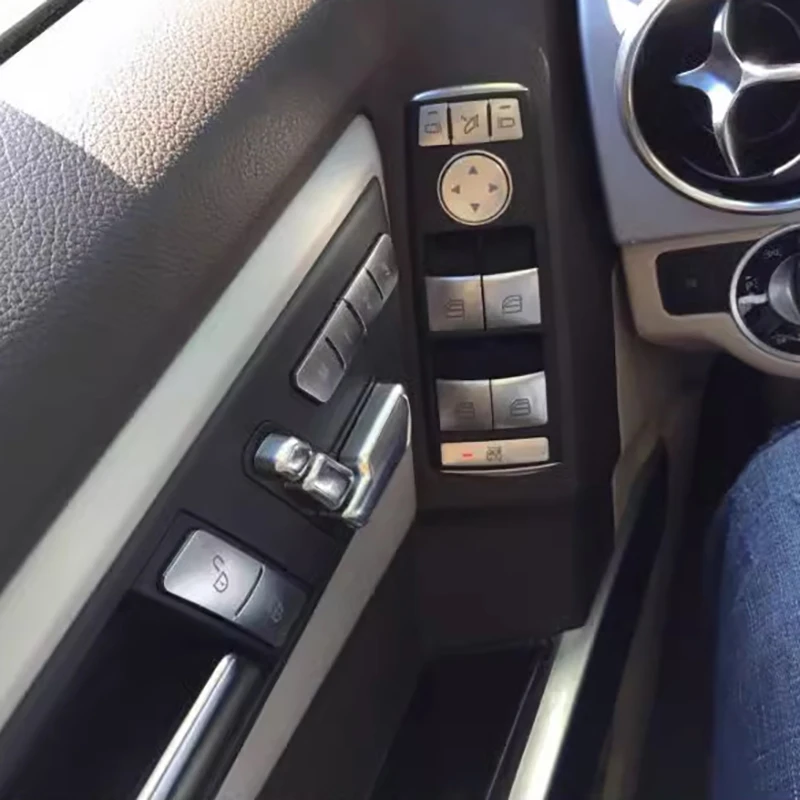 

4PCS Car Door Lock Unlock Switch Button Cover Trim For C Class W204 20072014 E Class W212 20102015