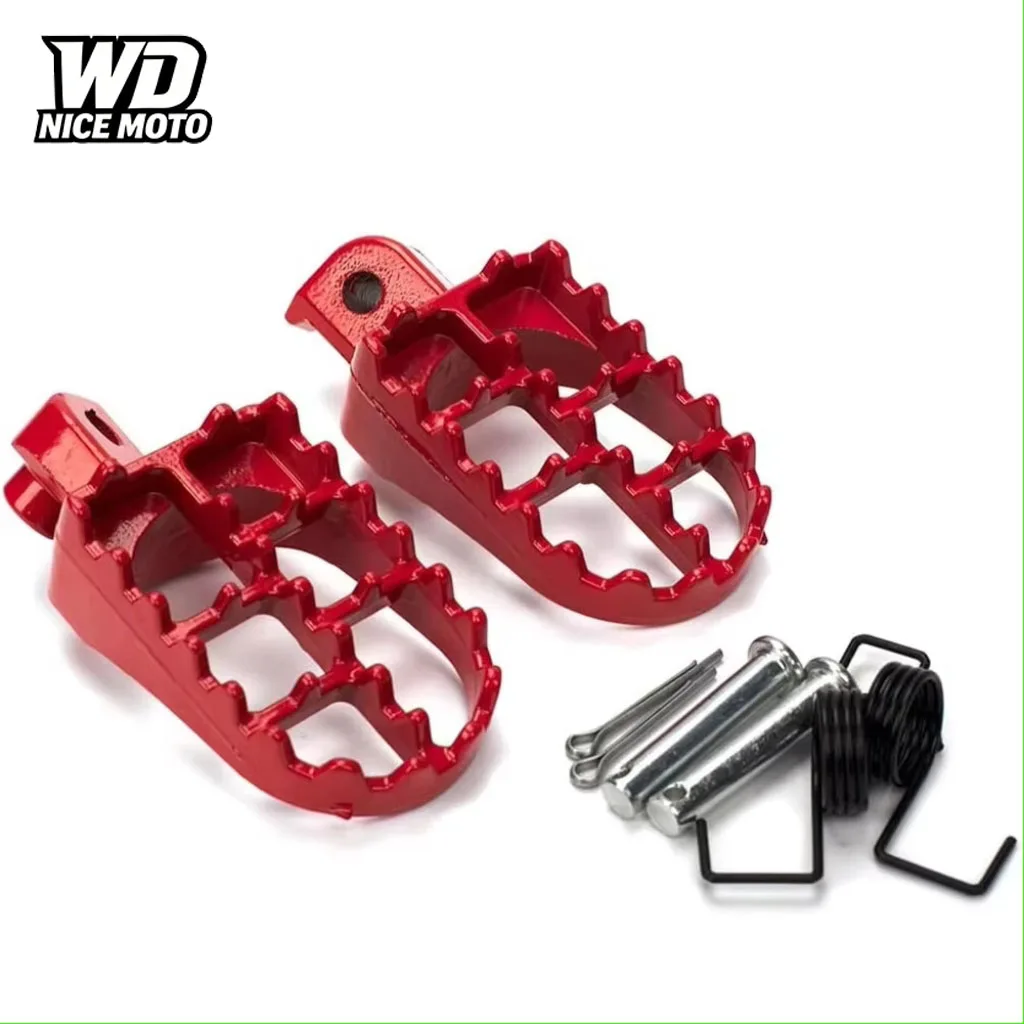 Motorcycle Dirt Bike Footrest Aluminium Footpegs Pedals For XR50R For PW50 For CRF50 70 For TW200 For KLX110 For CRF50 view 4