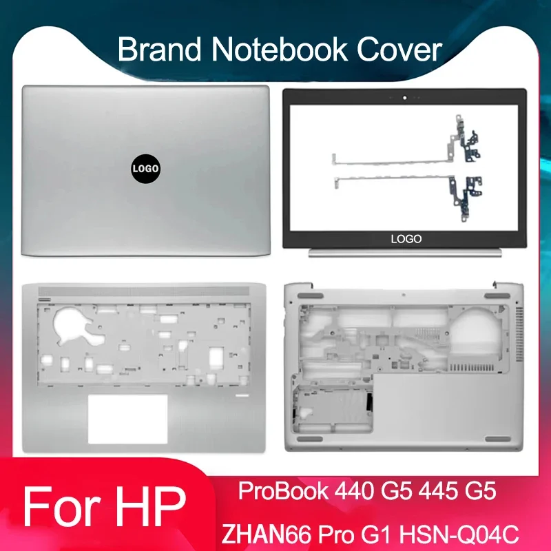 New For HP ProBook 440 G5 445 G5 ZHAN 66 Pro G1 HSN-Q04C Laptop LCD Back Cover/Front Bezel/Hinges/Palmrest/Bottom Case