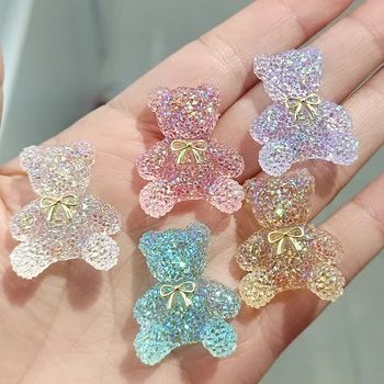 Glitter Bear Cabochons 1