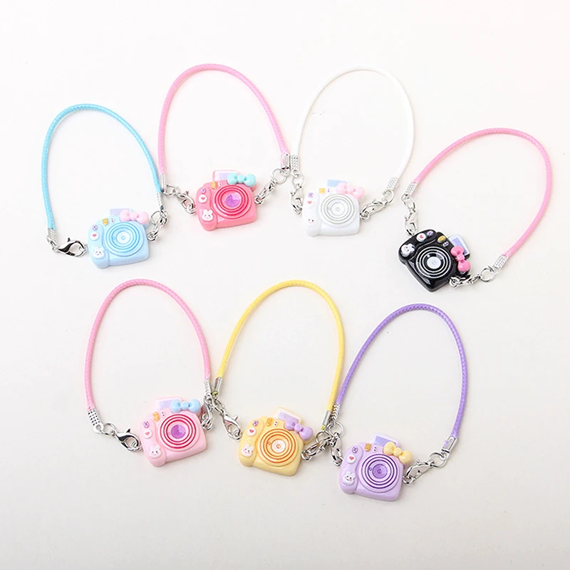 5Pcs Mini Doll Camera Pendant Cute Doll Decor Accessories Cartoon Pendant Dollhouse Camera Decoration Children Toys