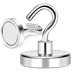 Strong Magnetic Hooks Heavy Duty Magnet Hook Kitchen Bar Storage Magnetic Hooks Key Storage Hooks Multi-Purpose Magnet Hook