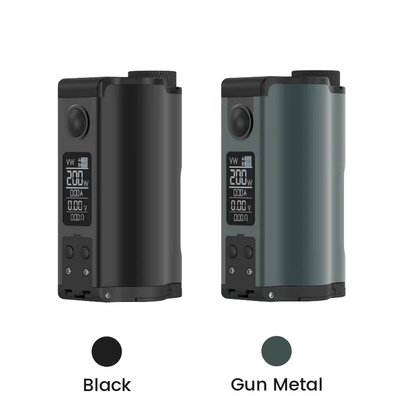 Originele Dovpo Topside Dual 200 w Squonk Box Mod Temp Control Vape 10 ml Squonk Fles Dual 18650 Elektronische sigaretten Mod E Cigs