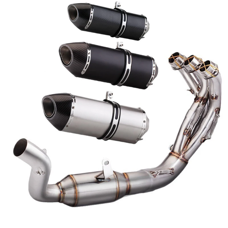 High - Efficiency Motorcycle Exhaust Systems R77 Front Tube for MT-09 R77 2014-2023