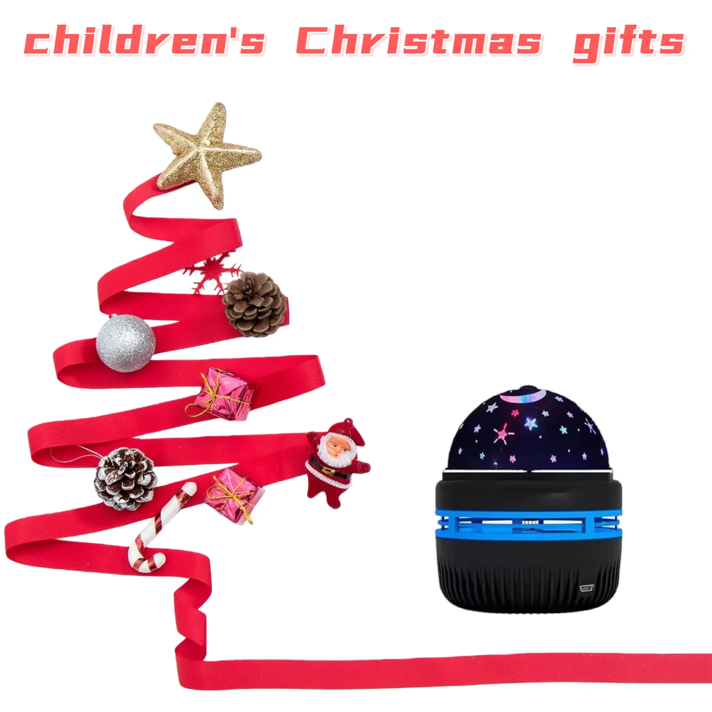 LED Starry Sky Projector USB 360° Rotating Color Changing Magic Moon Star Ball for Bedroom Kids Christmas Valentine's Atmosphere