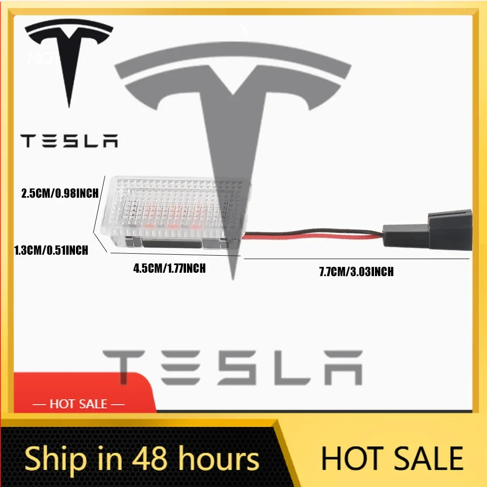 

Car Sticker 2025 Hot 2pcs/set Car Door LED Projector HD Welcome Laser Light for For Tesla Model Y 3 S X