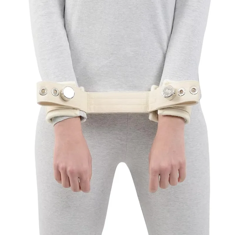 Hands Standing  Restraint Belt with Magnetic Lock for Binding Manic Patients Safety Psychiatric Care