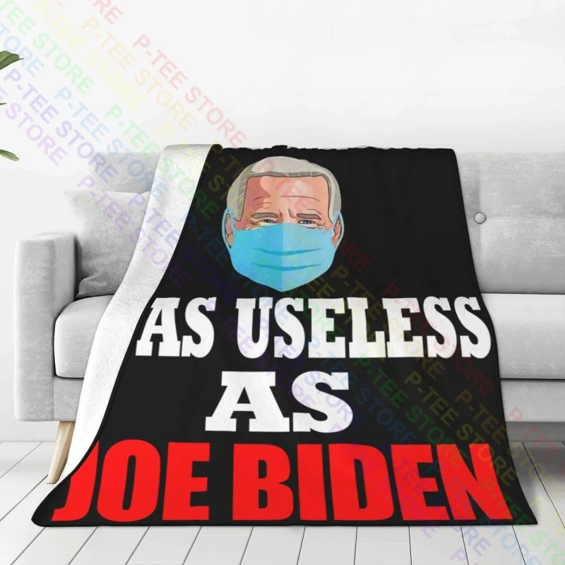 Anti Biden 2021 That Mask Is As Useless As Joe Biden Blanket Thicken All Season Camping Blanket