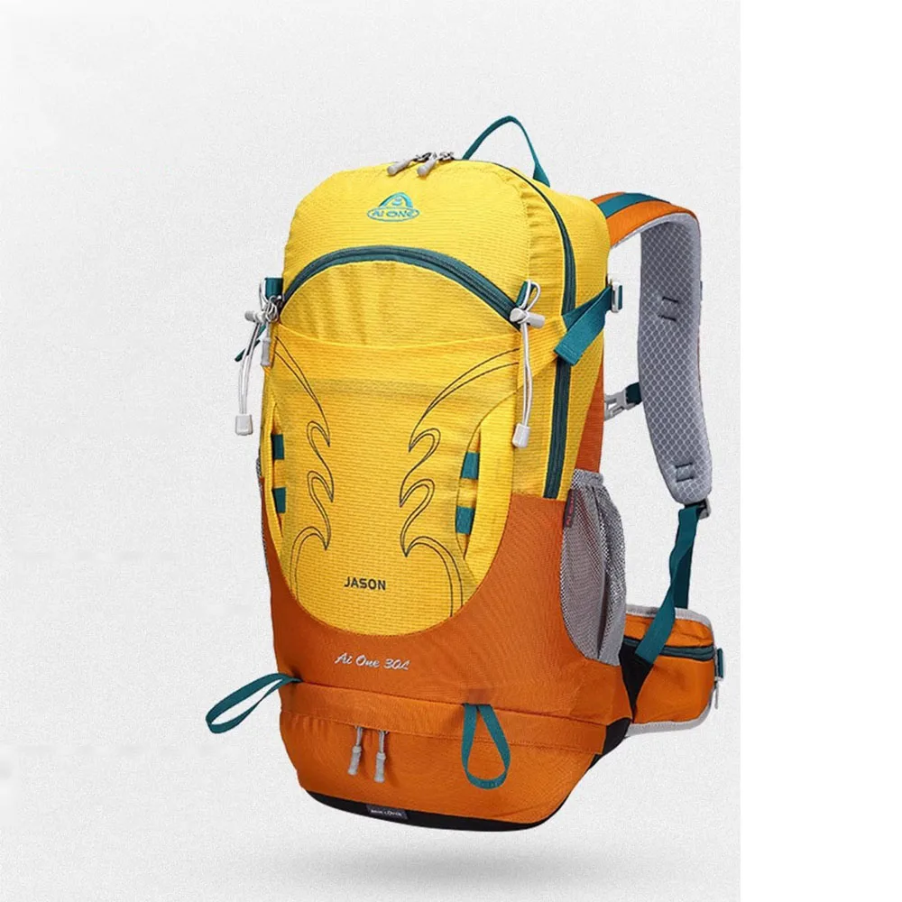 Outdoor Mountaineering Bag Suspension Backpack Waterproof Men\'s and Women\'s Camping Sports Hiking Travel Cycling Backpack 30L