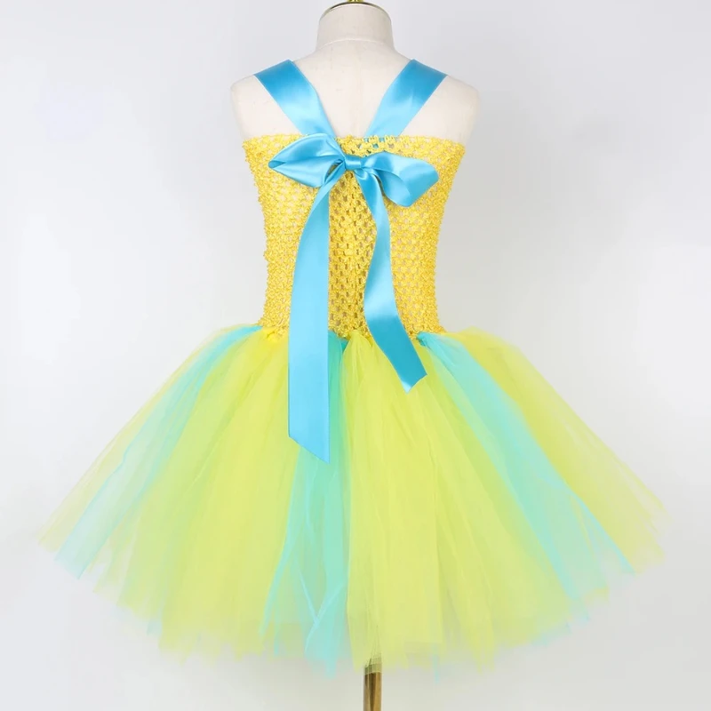 فستان Flounder Clownfish توتو للفتيات على شكل المحيط فساتين أعياد الميلاد للأطفال على شكل سمكة استوائية أزياء تنكرية للأطفال في الهالوين وأعياد الميلاد #4