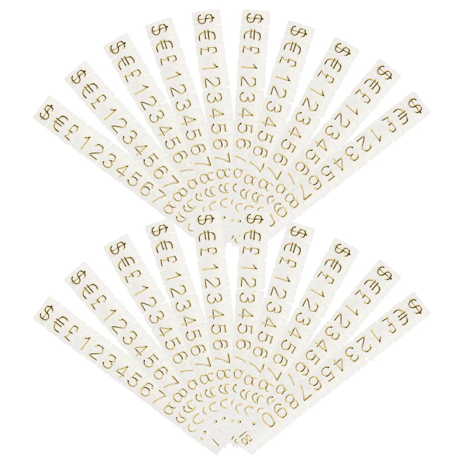 

20 шт. регулируемых ценников для ювелирных изделий, кубики для демонстрации цен, подставки для розничной торговли, этикетки для ювелирных изделий для определения цены