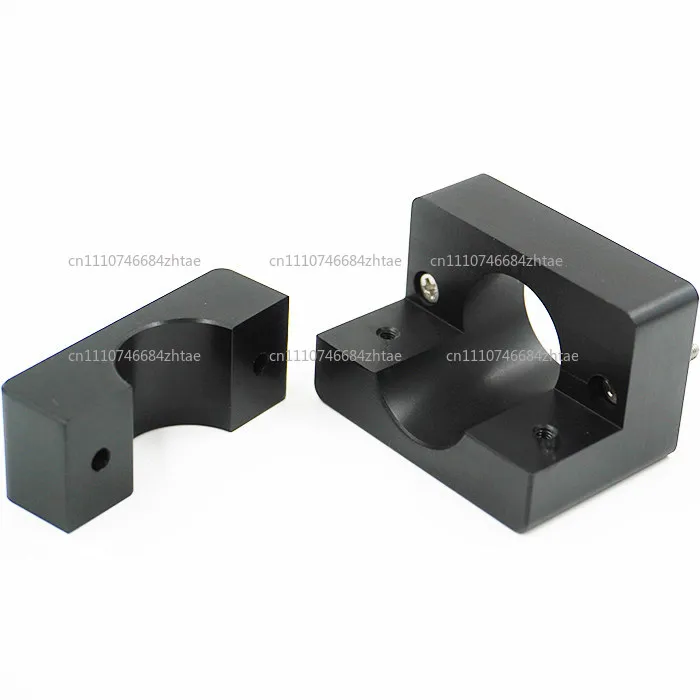 Power Isolation, Niu Filter 40mm Clamp, Black, White, Solid All-Aluminum AC Seat Tail Clamp