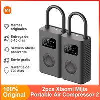 Xiaomi Mijia Portable Electric Air Compressor 2, Air Pump Inflator Digital Tire Pressure Detection 6 Modes for car /soccer ball