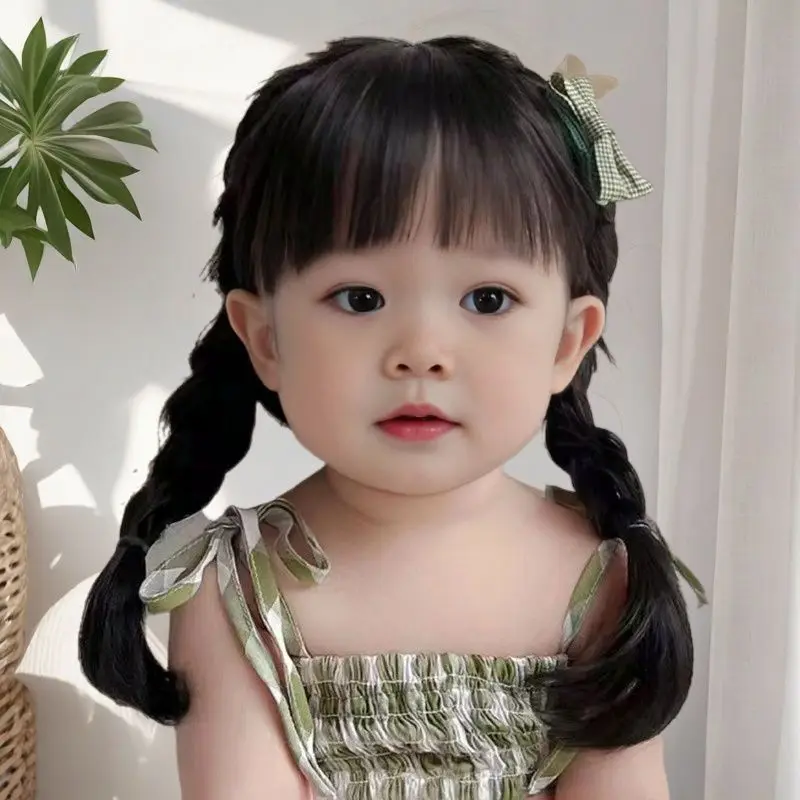 วิกผมคอสเพลย์ฮอนอร์ ออฟ คิงส์ หยา -วิกผมถักเปียสีชมพูสำหรับเด็กผู้หญิง อุปกรณ์เสริมชุดแต่งกายสำหรับเล่นบทบาทสมมติ