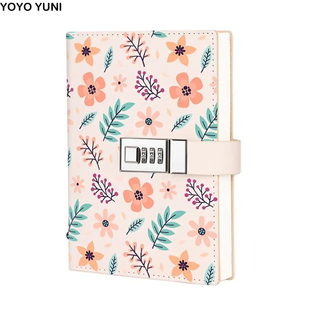 

Creative 224 Pages B6 Notebook Protecting Secrets Thickened Diary Book Waterproof PU Leather Student Notepad Writing Diary