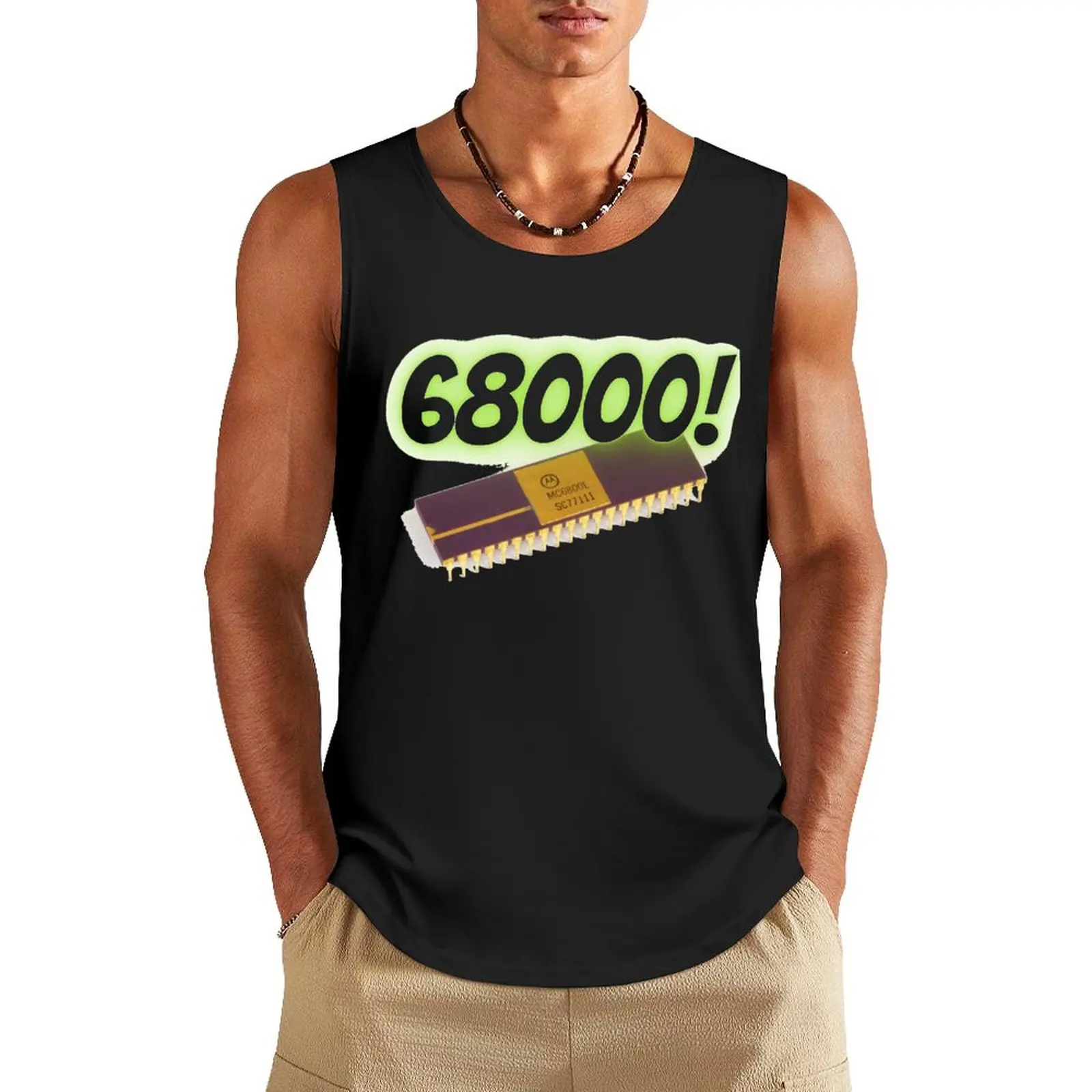 

Motorola 6800 Microprocessor Tank Top Sleeveless T-shirt sleeveless vest men