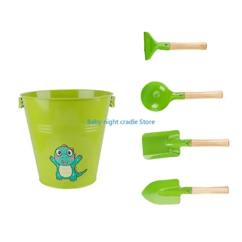 J2FF Kids Sand Castle Toy Beach Sandset Schaufel Sandgarten Pflanze Schaufel Spielzeug pflanzen