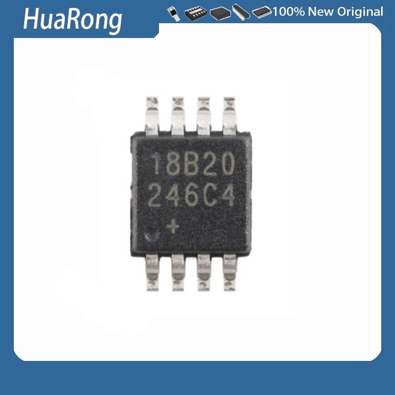 10Pcs/Lot  DS18B20U  DS18B20 18B20 MSOP8