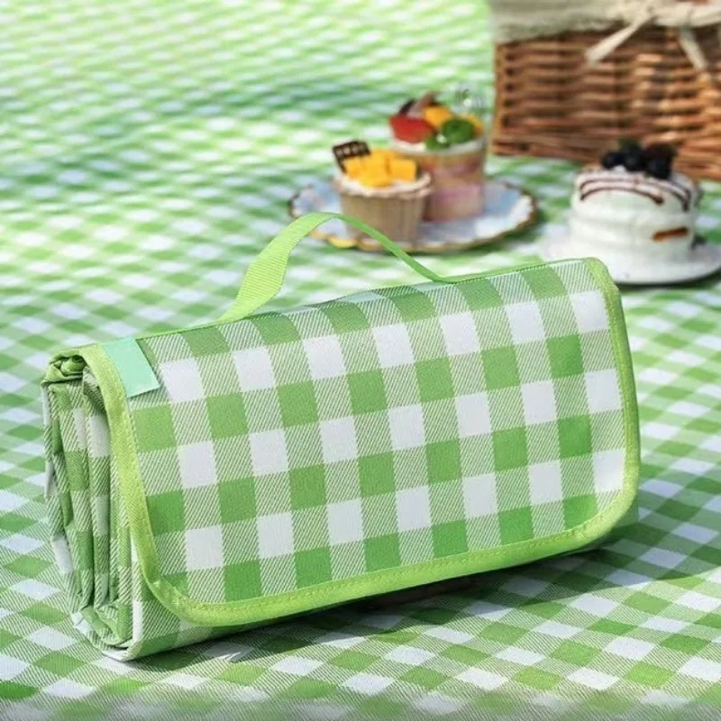

Cloth Outdoor Picnic Camping Mat Portable Waterproof Moisture-proof Beach Mat Outing Thickened Convenient Camping Equipment