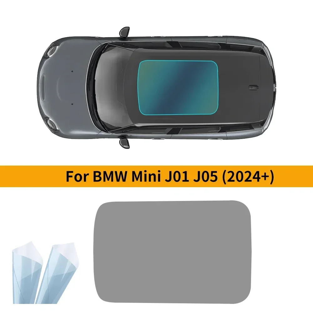 for BMW Mini Electric Cooper E SE J01 EV J05 Aceman PPF Protection TPU Ice Armor Pre-Cut Sunroof Protection Film Heat Insulation