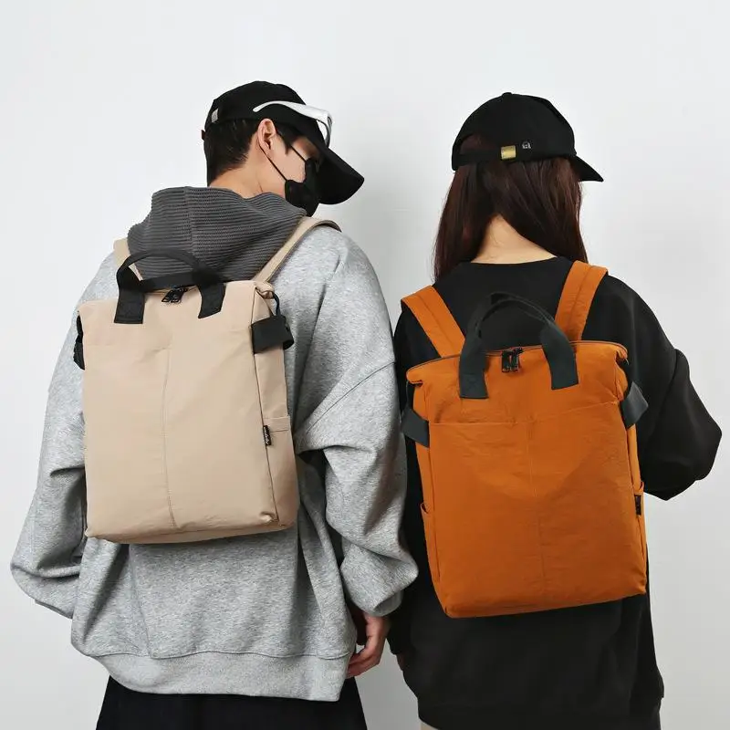 Modische und lässige Rucksäcke für Damen und Herren mit großem Fassungsvermögen und mehreren Taschen, Reißverschluss und Computerfach. – Detail 3