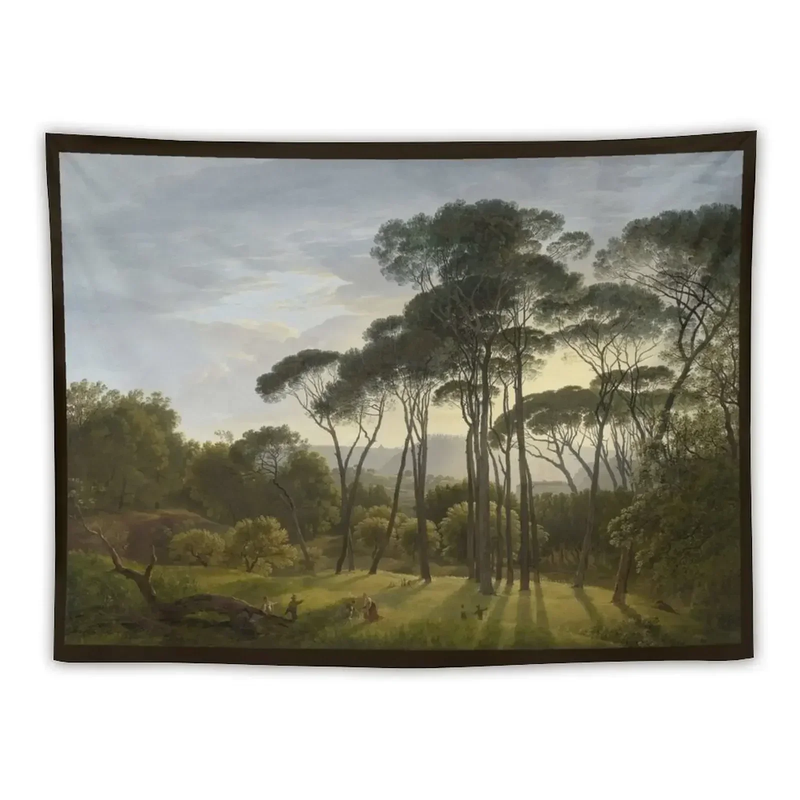 

Italian Landscape with Umbrella Pines by Hendrik Voogd Tapestry Wall Mural Decorations For Room Room Decor Tapestry