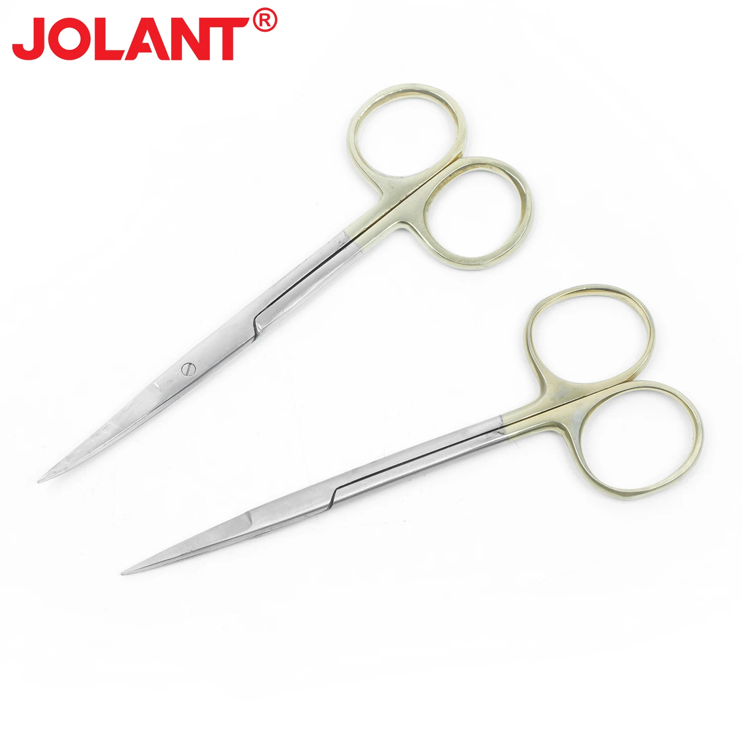 

JOLANT Dental Scissors Straight Curved Tip Stainless Steel Surgical Scissors Dentist Medical Forceps Dentistry Tools