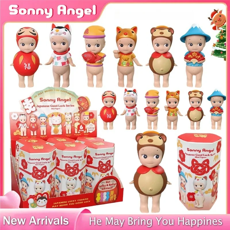 

Sonny Angel Blind Box Character Angel Good Luck Series Anime Character Decorations Doll Christmas Gifts Tabletop Decorations